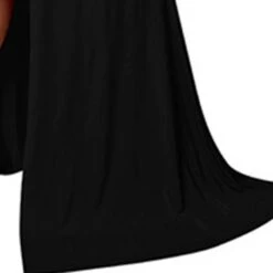 Floor-Length Split Long Sleeve Oblique Collar Pullover Women's Maxi Dress -Rountine Shop 011a601d e120 48a1 9b04 1a658263b86b