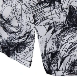 Lapel Casual Print Floral Slim Men's Shirt -Rountine Shop 02d01632 0087 4fe7 a03f 55517c0101f6