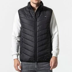 13 Electric Zones Heating Thick USB Men's Vest For Outdoor Motorcycle