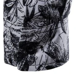 Lapel Casual Print Floral Slim Men's Shirt -Rountine Shop 065994ae 3a77 4c99 9a27 89dcf524bf3f