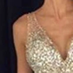 Split Sleeveless V-Neck A-Line Sequins Women's Maxi Dress -Rountine Shop 07cefb20 a2ac 41f6 8d78 0aced3c87dfc