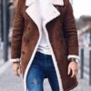 Mid-Length Straight Men's Coat