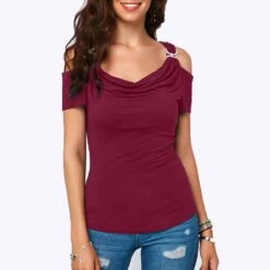 Short Sleeve Standard Plain Western Women's T-Shirt -Rountine Shop 187f46eb edef 4c0f a744 5afb59adedd9