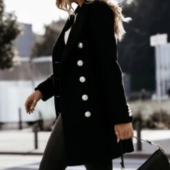 Regular Straight Double-Breasted Button Mid-Length Women's Overcoat 11 Regular Straight Double-Breasted Button Mid-Length Women's Overcoat -Rountine Shop 1e05b50f 7050 4262 9e70 d467d2456d9c