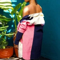 Patchwork Single-Breasted Loose Long Sleeve Mid-Length Women's Jacket 35 Patchwork Single-Breasted Loose Long Sleeve Mid-Length Women's Jacket -Rountine Shop 2bcb6c3f 073b 47b9 9f11 9da5e31d9552