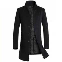 Western Plain Mid-Length Stand Collar Slim Men's Coat 6 Western Plain Mid-Length Stand Collar Slim Men's Coat -Rountine Shop 2f33a6cc 0228 4456 9d78 e86e7b03d23c
