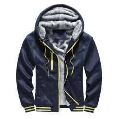 Cardigan Pocket Color Block Fleece Zipper Men's Hoodies -Rountine Shop 36b2b619 10e7 4bae ad61 457d0bca68dd