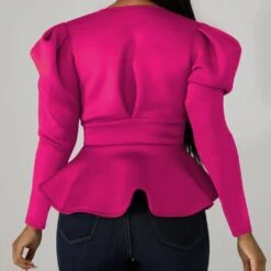 Bowknot Plain Long Sleeve Women's Blouse -Rountine Shop 3a3b18d2 852f 4dde b6ce f127ecfdd119