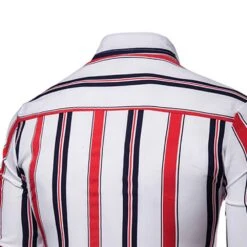 Print Casual Stripe Lapel Men's Shirt -Rountine Shop 3b502e27 4440 4c67 a4b8 372da2cc3590