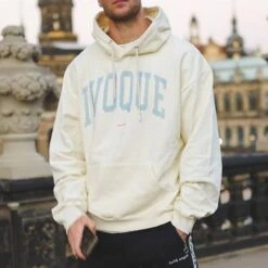 Letter Pullover Loose Men's Hoodies