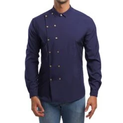 Plain Fashion Button Lapel Fall Men's Shirt -Rountine Shop 441d1a4f e9ad 428c bfba b5fc3d625005