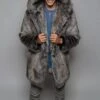 Hooded Mid-Length Winter Men's Coat