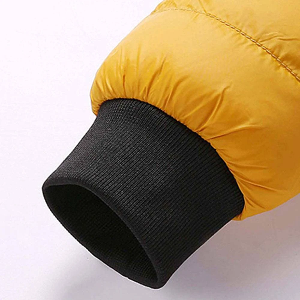 Stand Collar Print Letter Standard Zipper Men's Down Jacket 9 Stand Collar Print Letter Standard Zipper Men's Down Jacket - Image 9