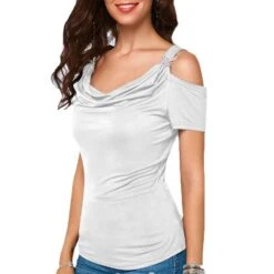 Short Sleeve Standard Plain Western Women's T-Shirt -Rountine Shop 5c9d5a7d 7794 4fd4 88cb b720c80203d1