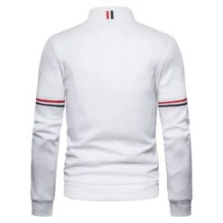 Zipper Stand Collar Color Block Slim Men's Jacket -Rountine Shop 5dba5842 9ced 4742 8c3c 16b9d99118cf