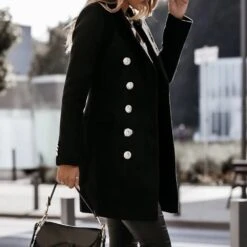 Regular Straight Double-Breasted Button Mid-Length Women's Overcoat 10 Regular Straight Double-Breasted Button Mid-Length Women's Overcoat -Rountine Shop 88a23e9b 0e94 4c67 b3d4 a8a9f7ef9ef9