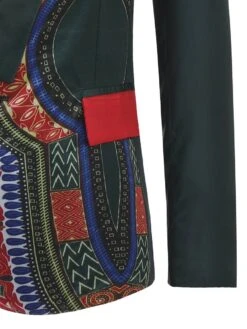 African Print Slim One Button Men's Blazer -Rountine Shop 8b2d60fc c60d 469c 96a2 ae0f664a2e20