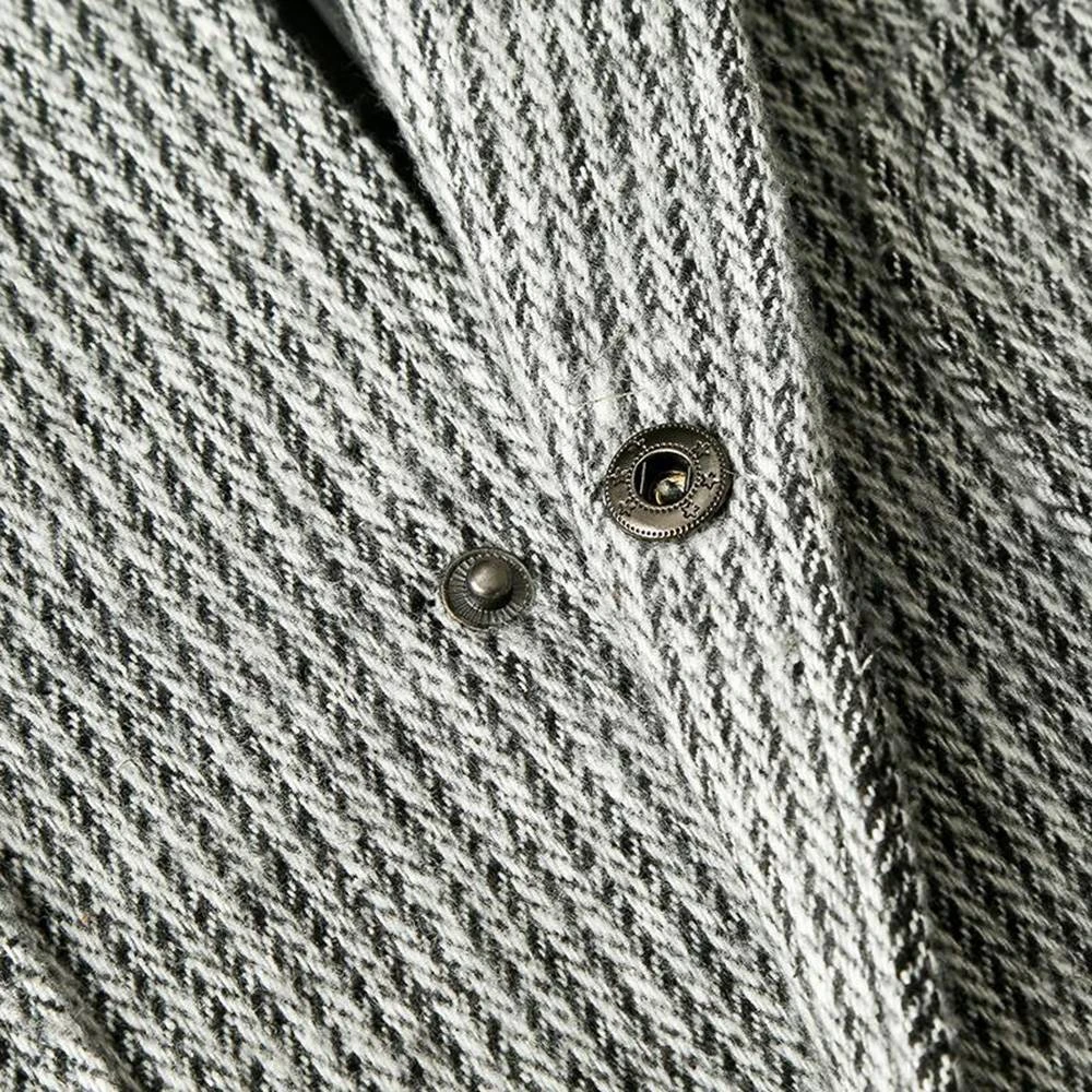 Lapel Pocket Stripe England Men's Jacket 4 Lapel Pocket Stripe England Men's Jacket - Image 4