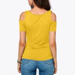 Short Sleeve Standard Plain Western Women's T-Shirt -Rountine Shop b65c3538 bc9f 4f78 980b b5c7029821db
