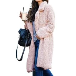Mid-Length Long Sleeves Winter Lapel Women's Overcoat