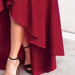 Asymmetric V-Neck Floor-Length Sleeveless Women's Maxi Dress 21 Asymmetric V-Neck Floor-Length Sleeveless Women's Maxi Dress -Rountine Shop bdaf39ec 1c20 4fbc 832a a7e493e1fd86