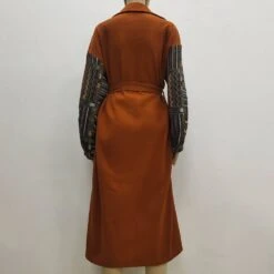 Loose Long Patchwork Office Lady Winter Women's Overcoat -Rountine Shop c2e696ee 63dd 4183 8df7 cad8adc2e580