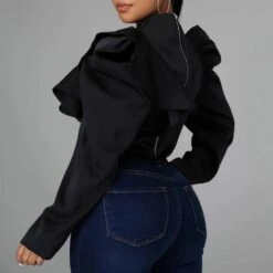 Stand Collar Plain Patchwork Long Sleeve Pullover Women's Blouse 14 Stand Collar Plain Patchwork Long Sleeve Pullover Women's Blouse -Rountine Shop c6a14366 0bf1 4b73 af6c 48eb214fb86a