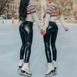 Plain Skinny Full Length Women's Casual Pants -Rountine Shop c830d26f 9f10 40d0 a80c 27c85bf5d983