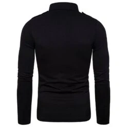 Button Pockets Polo Neck Plain Casual Men's Polo Shirt -Rountine Shop d23a3ece 0c79 4472 bbed 8682f9913deb