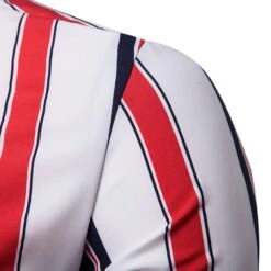 Print Casual Stripe Lapel Men's Shirt -Rountine Shop d8f2807c ef3f 42bf a777 4c2934dbd3fc