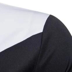 Triangle Patchwork Lapel Men's Dress Shirt -Rountine Shop dd610eb8 40d0 4bb1 81b5 fad6e7d099ce