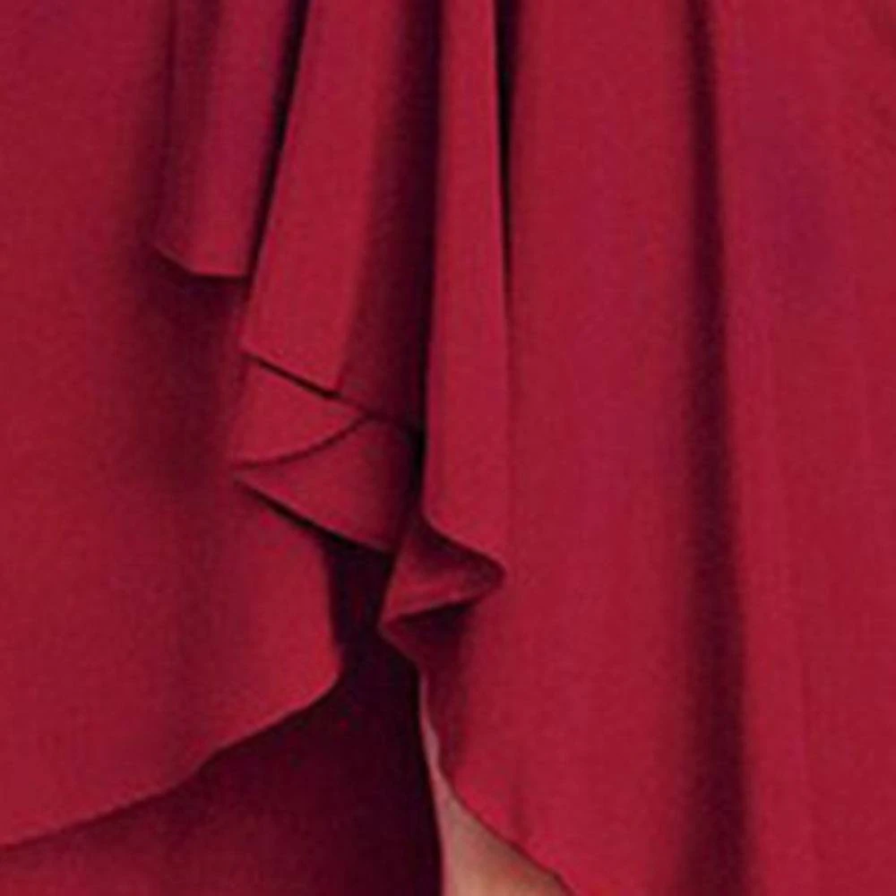 Asymmetric V-Neck Floor-Length Sleeveless Women's Maxi Dress 9 Asymmetric V-Neck Floor-Length Sleeveless Women's Maxi Dress - Image 9