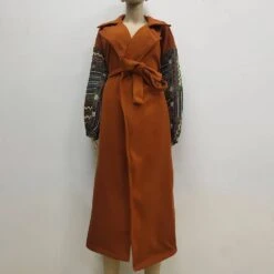 Loose Long Patchwork Office Lady Winter Women's Overcoat -Rountine Shop e43b6446 ecb8 4c1b 99ca bfdb0643edd2