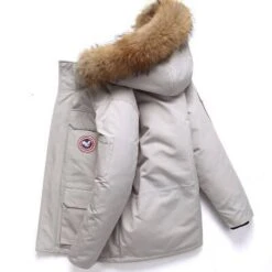 Standard Pocket Hooded Zipper Men's Down Jacket -Rountine Shop ec61f81d aff1 4a9a 96ea f5192550194b