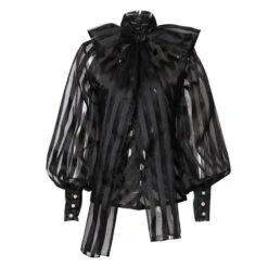 Bowknot Turtleneck Standard Women's Fashion Blouse -Rountine Shop f045c4d2 3240 4a44 abf2 f7cbc2626ead