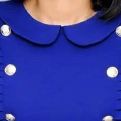 Pleated Peter Pan Collar Short Sleeve Regular Women's Day Dress 18 Pleated Peter Pan Collar Short Sleeve Regular Women's Day Dress -Rountine Shop f2624674 bd47 407e 87bd 7ef60298b4a0