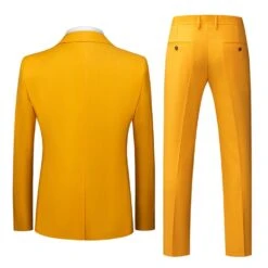 Single-Breasted Blazer Plain Formal Men's Dress Suit -Rountine Shop 0866e735 7016 44ee ac0e 9019ec701cc6