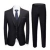 Blazer Single-Breasted Plain Men's Dress Suit