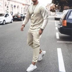 T-Shirt Plain Casual Pocket Fall Men's Outfit -Rountine Shop 78d04efd 5e3e 4638 92e3 9bb401075899