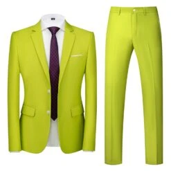 Single-Breasted Blazer Plain Formal Men's Dress Suit -Rountine Shop bf6aaa2a 41eb 4f00 a403 881b6a112f8d