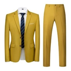 Single-Breasted Blazer Plain Formal Men's Dress Suit -Rountine Shop f310ef84 9ee3 444c 90eb 16e9f9a37baf
