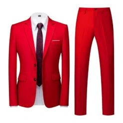 Single-Breasted Blazer Plain Formal Men's Dress Suit -Rountine Shop fe9e070b e2ac 4011 9a70 9f8867bceca0